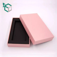 Custom stock Natural white foam insert phone paper box